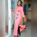 2025 Embroidered Muslim Abaya With Pants Set Outfit Dress_ecoleips.com