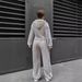 Women's Clothing Spring And Autumn New Two Piece Set Trend Hooded Cardigan Slim Fit Casual Two Piece Set For Women_ecoleips.com