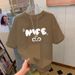 Women's Loose Short Sleeve T-Shirt Cartoon Print Mid-Length Versatile Top for Spring/Summer Trendy Fashion Instagram Worthy_ecoleips.com