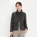 New Simple Women's 90-fleece Women's Clothing Stand-up Collar Glue-pressed Solid Color Down Jacket Short Large-size Jacket_ecoleips.com