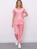Women's Operating Room Nurse Surgery Casual Suit Elastic Zipper Pet Washing Clothes Short Sleeve Washing Work Clothes_ecoleips.com