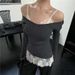 High Grade Layered Slimming Hot Girl Lace Unique Waist Suspender Dress Short Skirt Bottoming Shirt Sleeveless Top_ecoleips.com