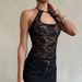 Aria Basics Aria Basics European And American INS Fashion Summer New Sexy Lace Halter Neck Versatile Backless Tank Top For Women Wholesale_ecoleips.com