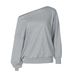 European And American Best-Selling Women's Clothing 2025 Autumn New Fashion Casual Loose Waist-Cinching Slanted Collar_ecoleips.com