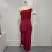 Women's Clothing Red Sequin Tube Top Sexy Sleeveless Fashion One Piece Temperament Mid Length Evening Dress_ecoleips.com