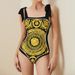 Double Sided Printed One Piece Swimsuit For Women Slimming_ecoleips.com