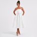 Women's Clothing Tube Top One Shoulder Tie Up Fashion Dress Slim Temperament Dress_ecoleips.com