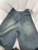 Starry Sky Pattern Wheat Ear Jeans For Women, Autumn And Winter Style, Plus Size, Pear-Shaped Body, High Waist,_ecoleips.com