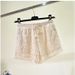 Women's Clothing Knitted Lace Embroidery Hollow Loose Shorts Anti Exposure Safety Pants Women's New Style Shorts_ecoleips.com