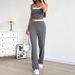 AD393 New Cross-Border Casual Fitness Camisole Comfortable Stretch Slim-Fit Indoor Yoga Pants Set_ecoleips.com