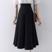 Women's Clothing New Spring And Summer High Waist A Line Suit Skirt For Women Loose Drape High End Professional Commuting Large Swing Skirt_ecoleips.com