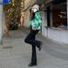 High-waisted Women's Jeans 2025 Autumn And Winter New Style, Stretchy Slim-fit Flared Pants, Korean Version, Slimming_ecoleips.com