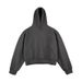 450g Heavyweight American High Street Fashion Brand Cleanfit Short Oversized Hooded Sweatshirt For Men And Women, Loose Fit And Thickened_ecoleips.com