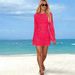 Women's Casual Lace Top Mesh Skirt Beach Robe Street Style Design Fashion_ecoleips.com