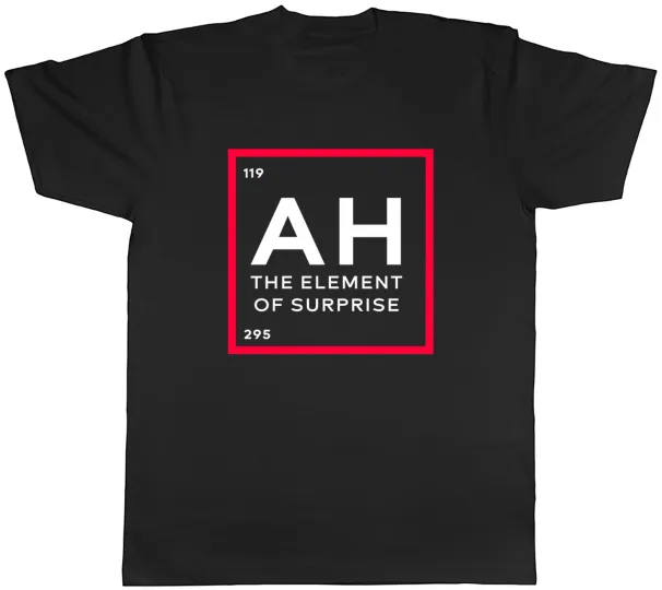 Women's T-Shirts AH The Element Of Surprise Mens Unisex T-Shirt Tee_ecoleips.com
