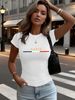 Women Trend Ultra-Short T-Shirt Top Printed Elegant Women's Y2K-Stil – Damen Freizeitmode Sportlich_ecoleips.com