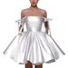 Women's Clothing New Style Small Princess Dress Bride Temperament Banquet Small Dress White Elegant Summer_ecoleips.com