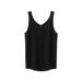 100% Pure Cashmere Camisole Women, Slim Fit, Stretchy, Round Neck V-neck, Dual-wear, Suitable For Autumn And Winter_ecoleips.com