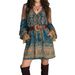 2026 European And American Cross-border Independent Site Holiday Bohemian Ethnic Pocket Dress New Style_ecoleips.com