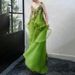 Forest Green Evening Gown Ethereal Halter Neck Morning Robe Dress for Coming of Age Ceremonies Banquets Graduation Unique Women's Party Wear_ecoleips.com