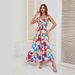 2026 New Summer Sexy Hot Girl Strap Print Waist-Cinching Dress For Women On Cross-Border Foreign Trade_ecoleips.com