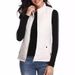 Women's Quilted Puffer Vest With Stand Collar - Lightweight Sleeveless Jacket For Fall & Winter_ecoleips.com