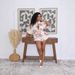 Women's Casual Fashion Jumpsuit Shorts Printed Bouquet Waist Design Polyester Regular Thickness_ecoleips.com