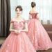 Women's Clothing Colorful Tulle Ball Gown For Stage Performances & Galas – Off-Shoulder Sweetheart Neckline With Crinoline Skirt (XS-XXXL, 24 Colors)_ecoleips.com