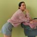 "Women's Soft Imitation Mink Fleece Cardigan - Cozy Oversized Knit Sweater Jacket For Autumn & Winter, Lazy Chic Style, Pink (One Size Fits All)"_ecoleips.com