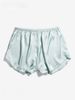 Women's Summer Short Pants Thin Home Clothes Loose Safety Pants Underwear Comfortable Breathable Lightweight Polyester Fabric_ecoleips.com