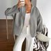 Diyun European And American Casual Vacation Lace-Up Long Sleeve Blazer Women's Clothing 2025 Autumn Winter_ecoleips.com