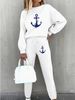 Women’s Clothing sweatshirt suit letter printing loose casual long sleeved women's clothing_ecoleips.com