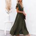 Women's Clothing Women's Beach Cover Up Long Sunscreen Cardigan Skirt Solid Color Holiday Seaside Dress_ecoleips.com