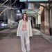 Women’s Clothing Glittery Look Fashion Suits Shiny Suit Jacket Underwear Straight Pants Three Piece Suit_ecoleips.com