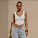 Women's Clothing Summer New Hot Selling Women's Camisole Vest Casual Fashion Beautiful Back Slim Solid Color Versatile Tops_ecoleips.com