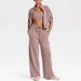 Women's Clothing New European And American Fashion Casual Solid Color Jacket And Trousers Suit_ecoleips.com