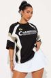 Women's Clothing Street Style Letter Printing Loose Round Neck Short Sleeved T Shirt Summer Hot Girl Personality Versatile Trendy T Shirt_ecoleips.com