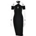 Women's Clothing Summer New Halter Neck Solid Color Women's Clothing Fashionable Sexy Hot Girl Slim Hip Dress_ecoleips.com