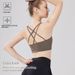 Dissang Same Style Mesh Breathable Beauty Back Seamless Sports Vest With Chest Pad For Fitness Comfort_ecoleips.com