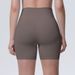 K New Thin Ice Feel, Skin Friendly, Breathable, Tight Solid Color Yoga Pants, Sports Running, Fitness Yoga Clothes, Three Part Shorts_ecoleips.com