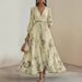 2025 European And American Hot Selling Printed Holiday Dress_ecoleips.com