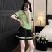 European Style Slimming Two Piece Set for Women Summer 2024 Fashionable Casual Sportswear Chic Youthful New Arrival_ecoleips.com