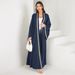 Spring And Summer Beautiful Loose Border Cardigan Abaya_ecoleips.com