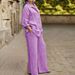 Women's Clothing 12 Colors Hot Sale New Women's Shirt Set Casual Urban Set_ecoleips.com