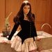 Women New Arrival Fashion Korean Inspired Tweed Velvet Floral Patchwork Midi Dress Elegant Daily Wear Party Dress_ecoleips.com