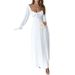 Diyun European And American Elegant Evening Short Sleeve Solid Color Dress Women's Clothing 2025_ecoleips.com