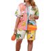 European And American Cross-border 2026 Independent Site Fashion Personalized Printed Short-sleeve_ecoleips.com