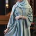 XQY500202 Middle East Spring And Summer New Style Sequin Hot Diamond Fashion Urban Casual Jacket Robe Without Headscarf_ecoleips.com