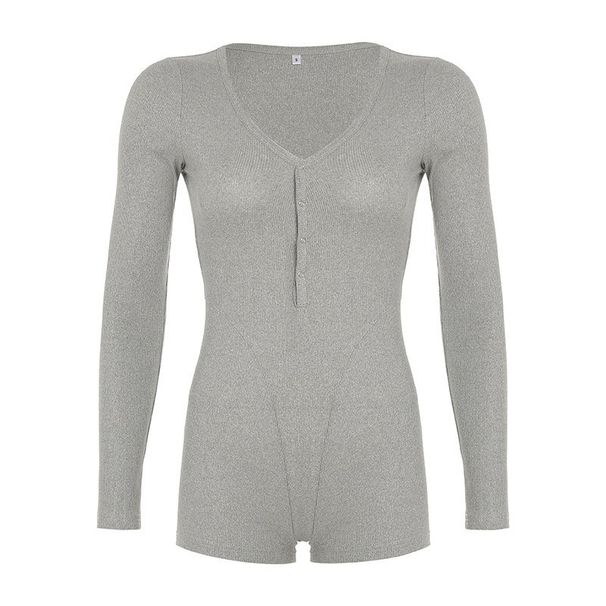 Women's Streetwear Jumpsuit Long Sleeve - Trendy Polyester One-Piece Outfit, Urban Chic Style For Spring & Fall_ecoleips.com