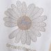 Pure Cotton INS Heavy-duty Rhinestone Loose T-shirt Women Short Sleeve 2023 Summer Internet Celebrity Little Daisy_ecoleips.com